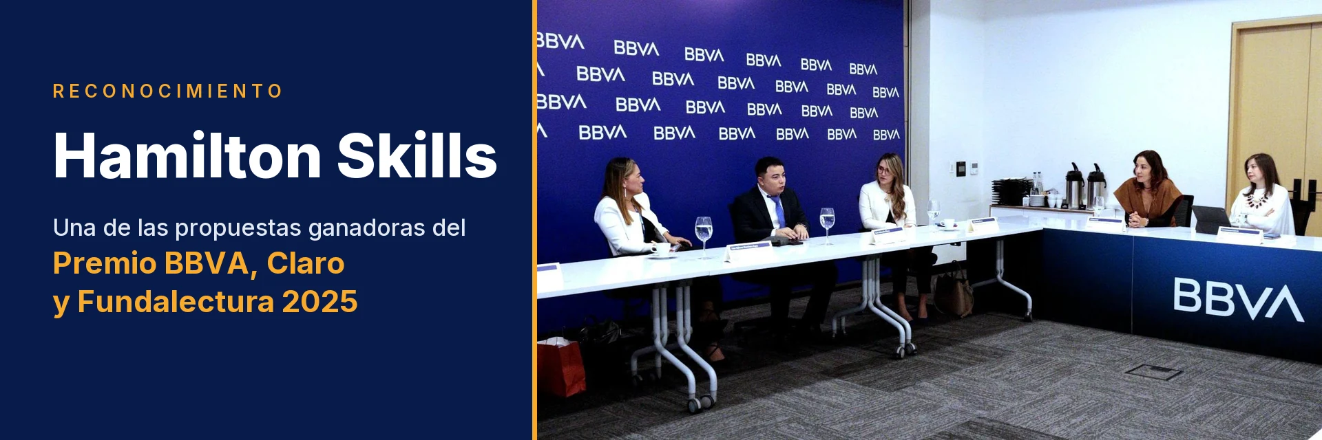 Hamilton Skills, una de las propuestas ganadoras del Premio BBVA, Claro y Fundalectura 2025